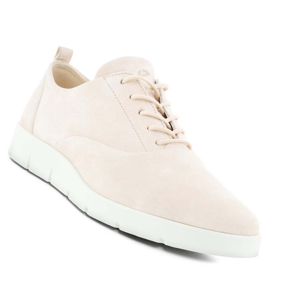 Women's Ecco Bella Laced Casual Shoes Beige | Canada 58UZG